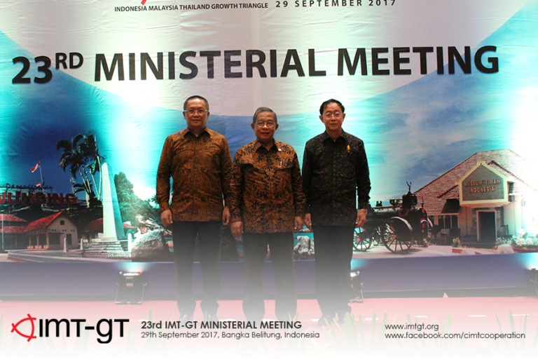[PRESS RELEASE] THE 23rd IMT-GT Ministerial Meeting in Bangka Belitung