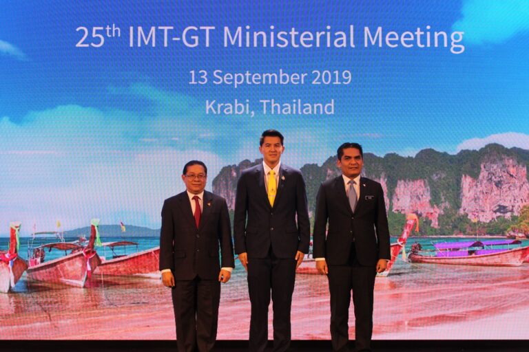 Krabi Province hosted the 25th IMT-GT Ministerial Meeting