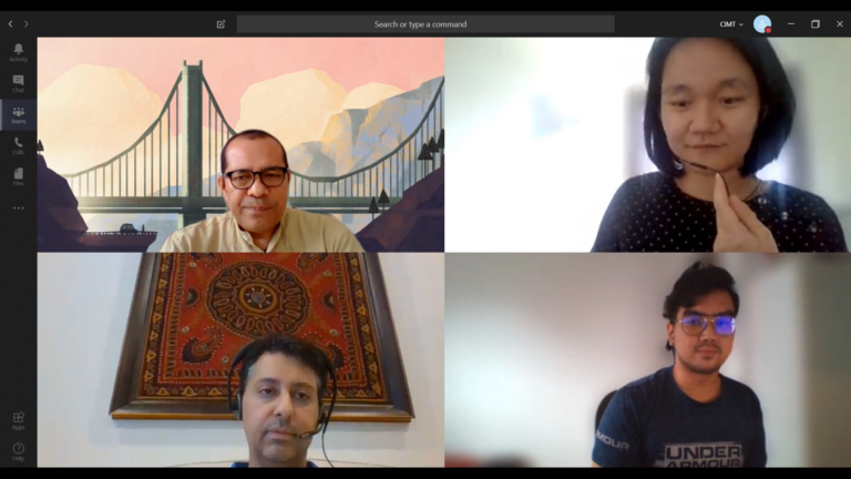 Video Conference Meeting With IsDB