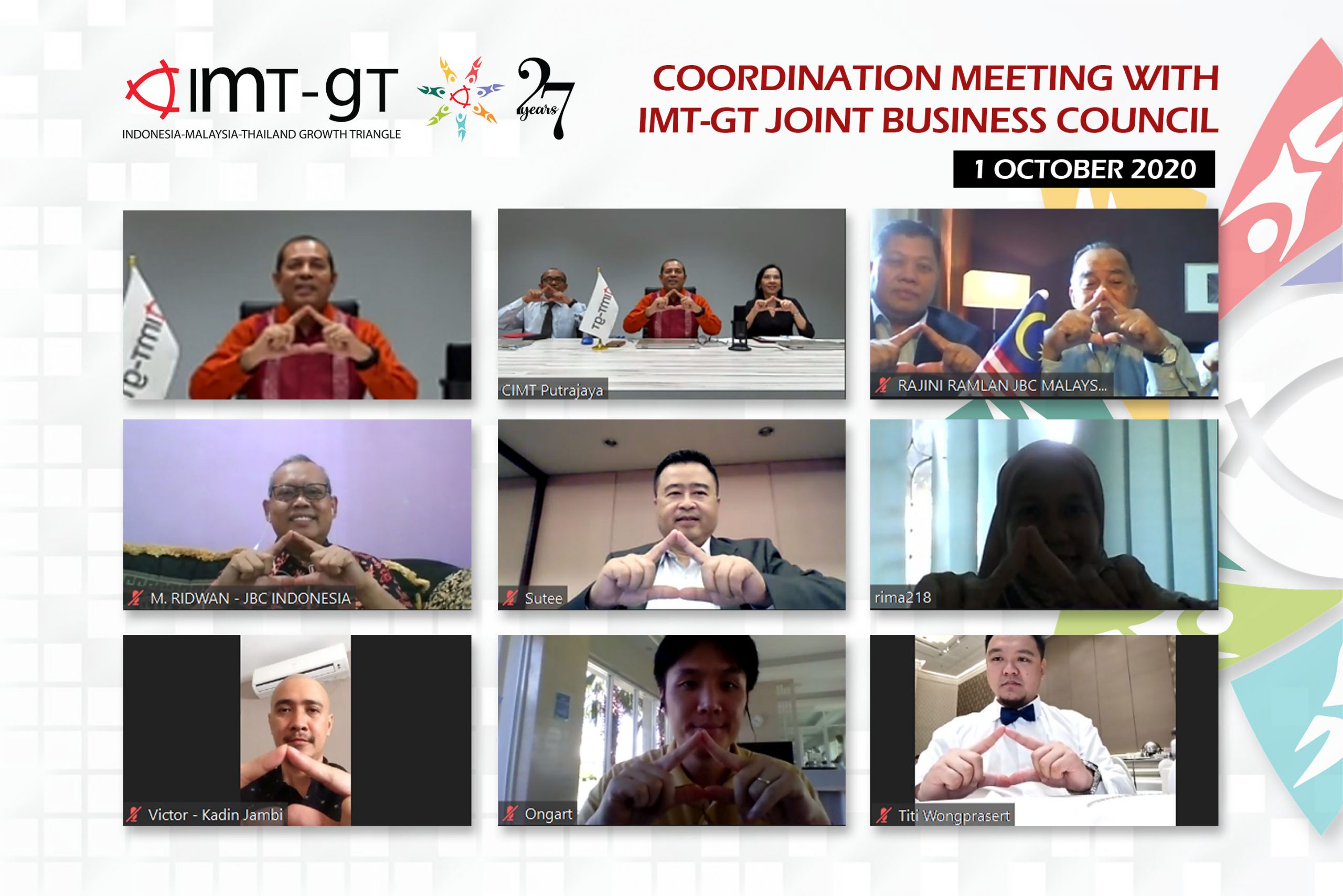 Read more about the article COORDINATION MEETING WITH IMT-GT JOINT BUSINESS COUNCIL (JBC)