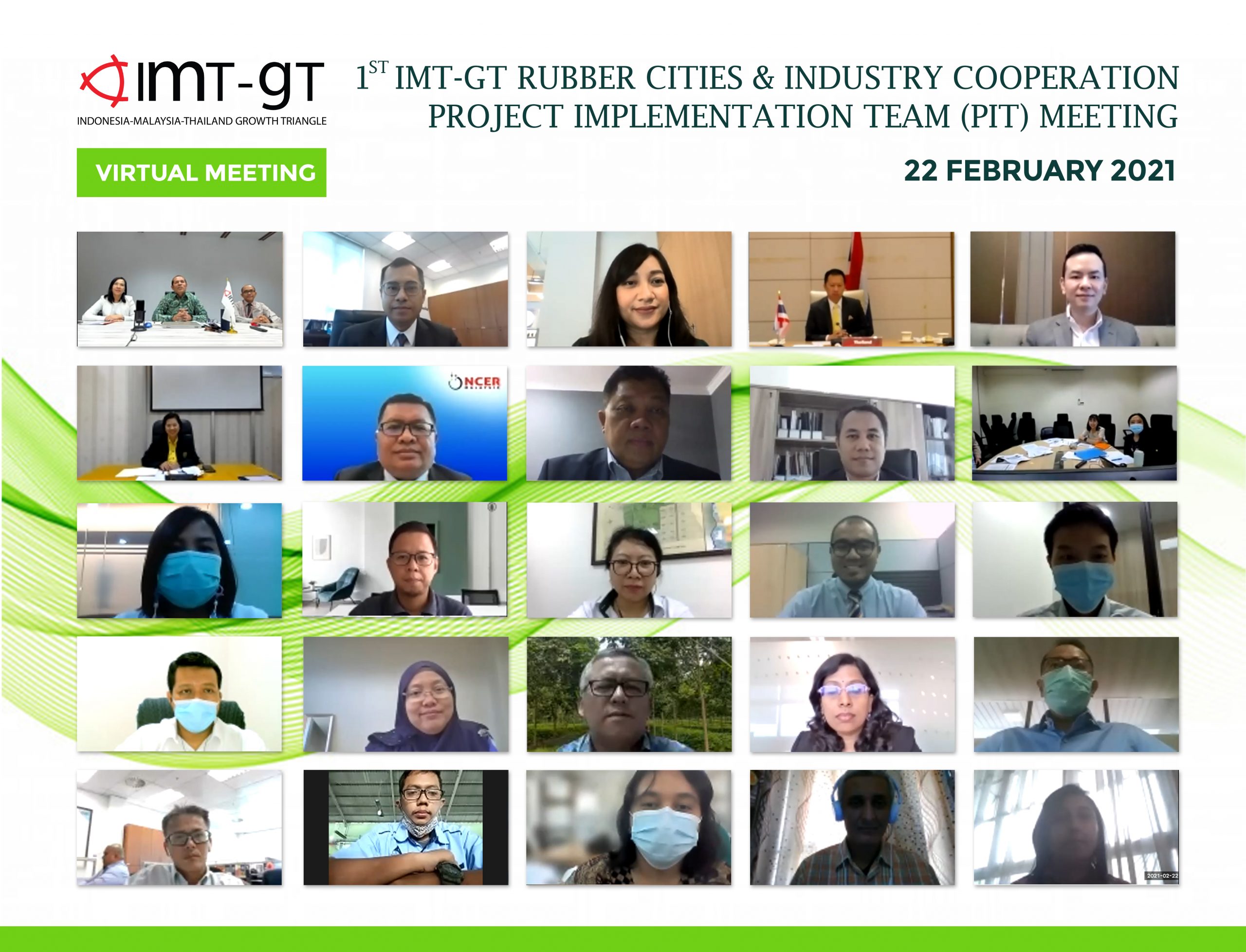 Read more about the article 1ST IMT-GT RUBBER CITIES AND INDUSTRY COOPERATION PROJECT IMPLEMENTATION TEAM (PIT) MEETING