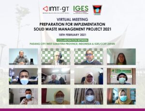VIRTUAL MEETING WITH PADANG CITY/WEST SUMATERA INDONESIA & IGES/CCET JAPAN