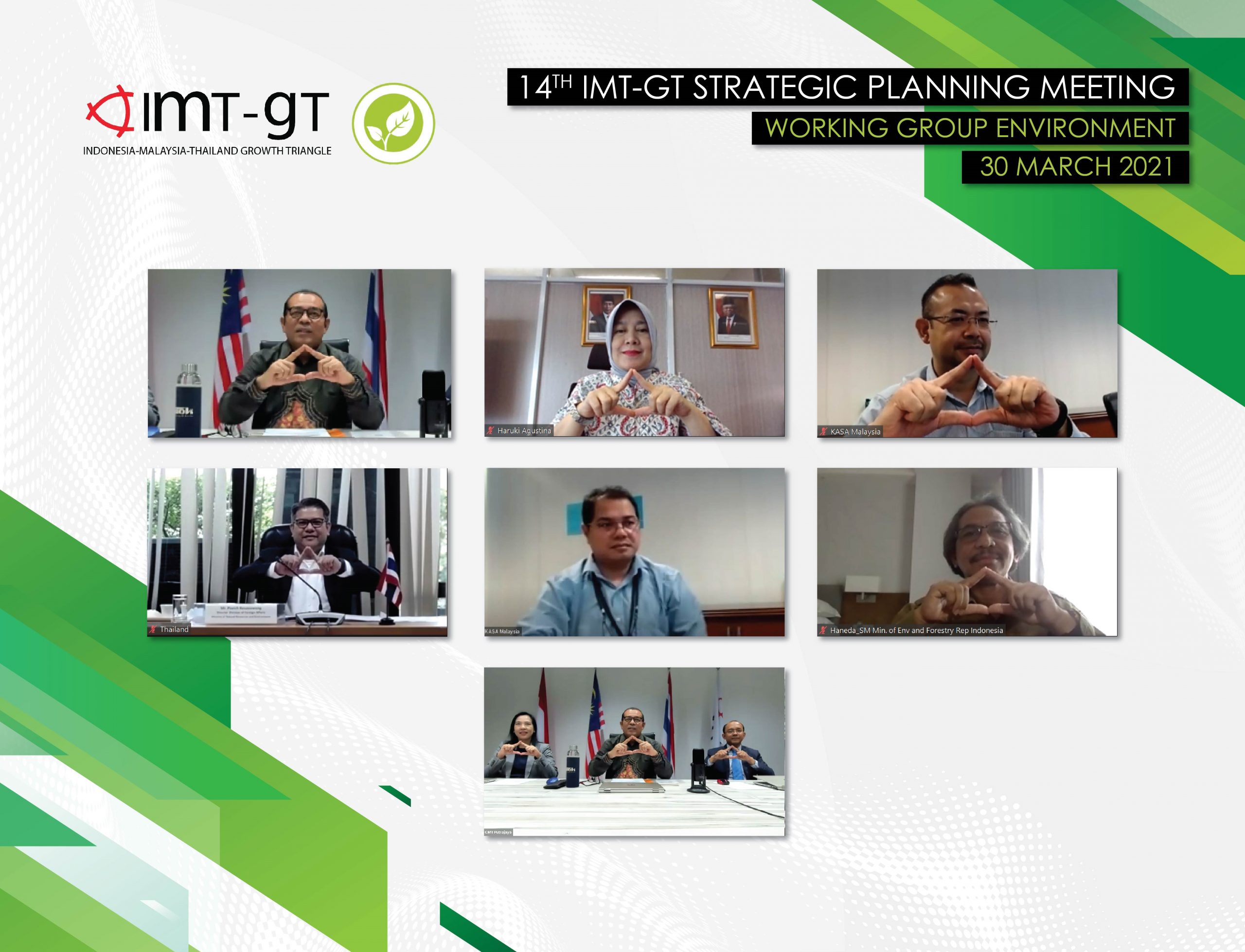 14TH IMT-GT STRATEGIC PLANNING MEETING – BREAKOUT SESSION – WG ENVIRONMENT