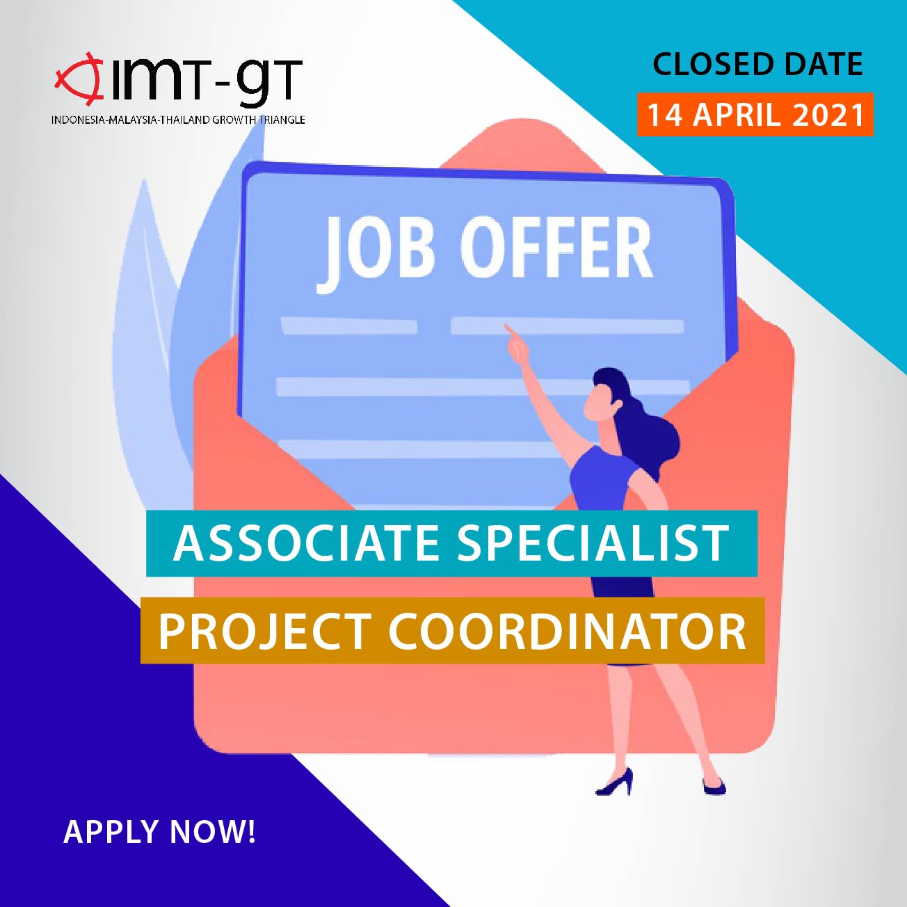 Read more about the article JOB OPPORTUNITY – ASSOCIATE SPECIALIST (PROJECT COORDINATOR)