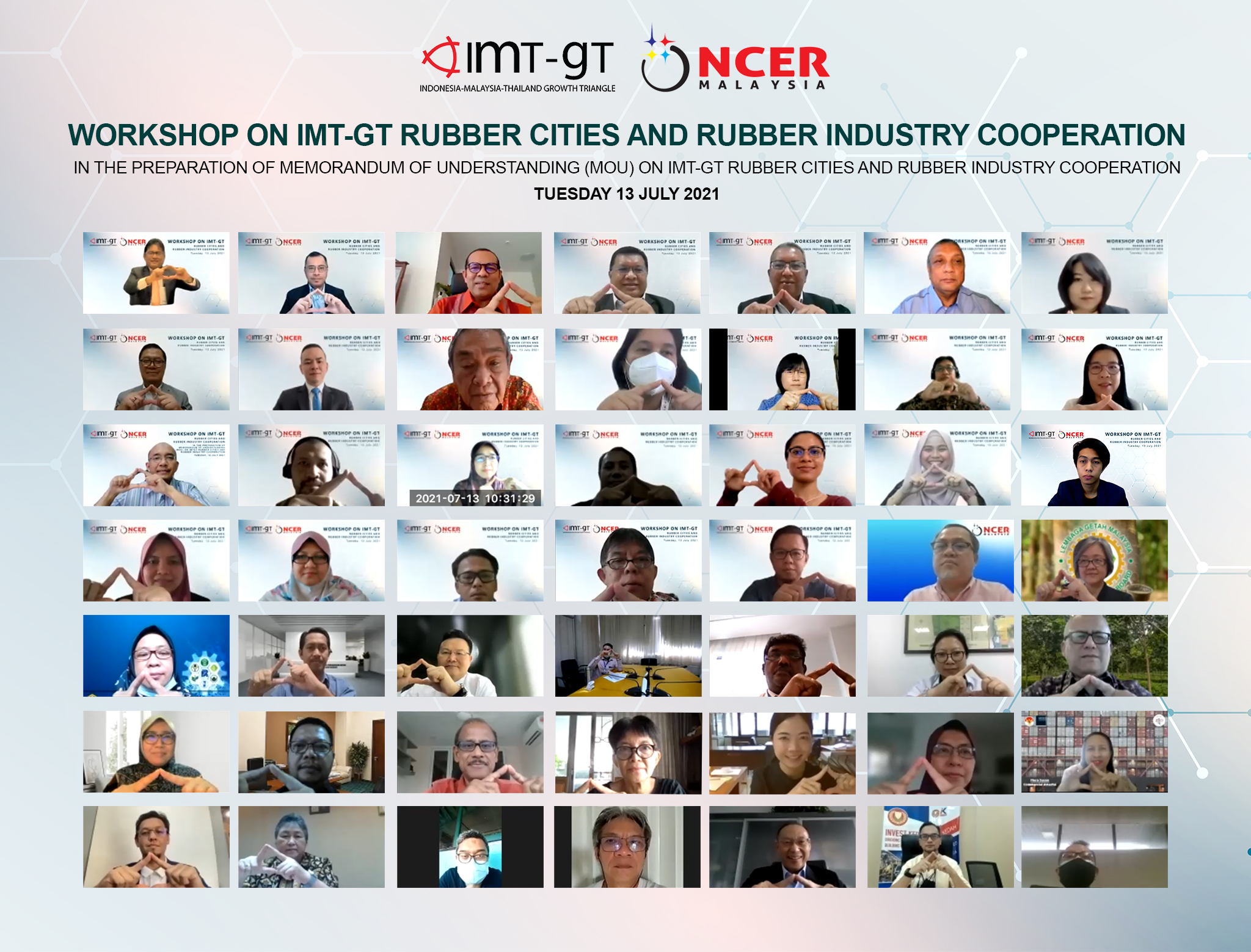 IMT-GT WORKSHOP ON RUBBER CITIES & RUBBER INDUSTRY COOPERATION