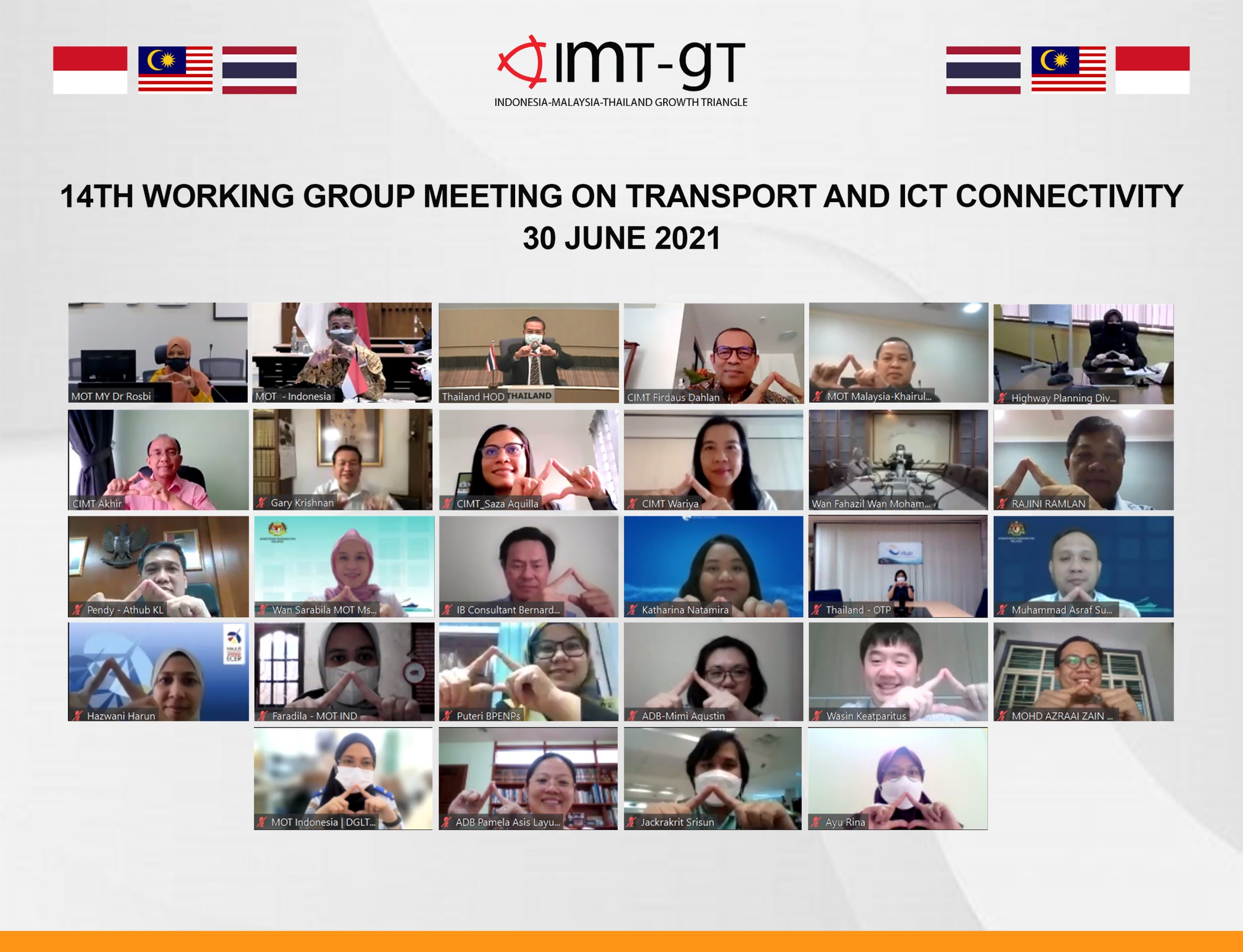 13th IMT-GT Working Group Meeting on Transport and ICT Connectivity