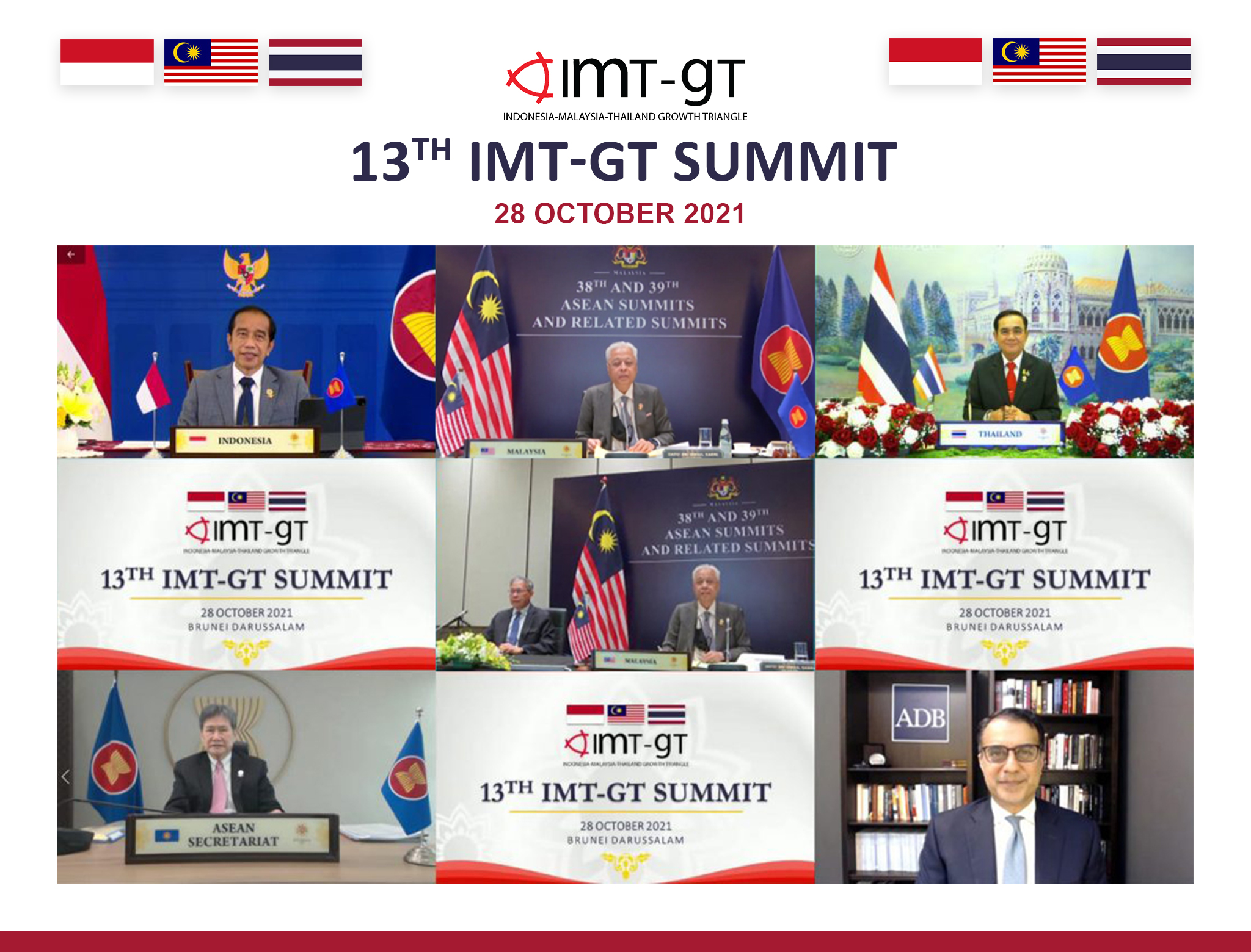 Read more about the article 13TH IMT-GT SUMMIT-28 OCTOBER 2021