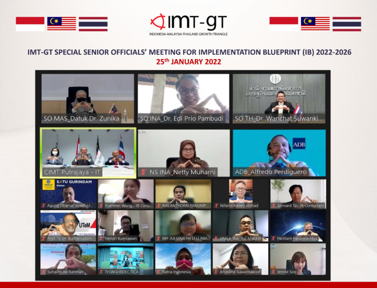 IMT-GT SPECIAL SENIOR OFFICIALS’ MEETING FOR IMPLEMENTATION BLUEPRINT (IB) 2022-2026