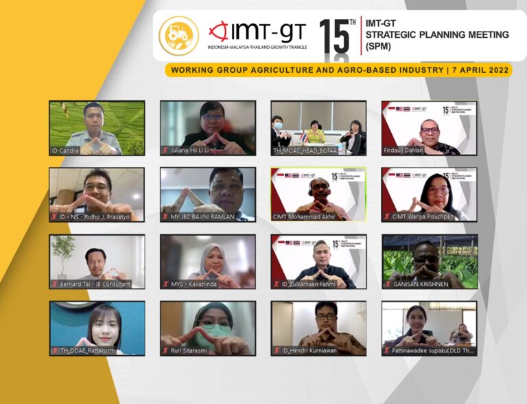 15TH IMT-GT STRATEGIC PLANNING MEETING (SPM) – BREAKOUT SESSION OF WORKING GROUP ON AGRICULTURE & AGRO-BASED INDUSTRY (WGAA)