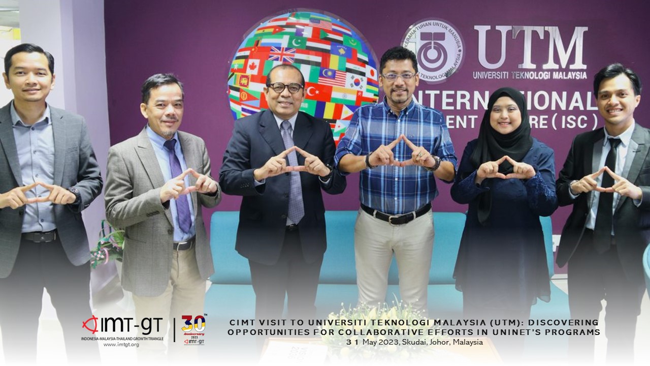 Read more about the article CIMT VISIT TO UNIVERSITI TEKNOLOGI MALAYSIA (UTM): DISCOVERING OPPORTUNITIES FOR COLLABORATIVE EFFORTS IN UNINET’S PROGRAMS