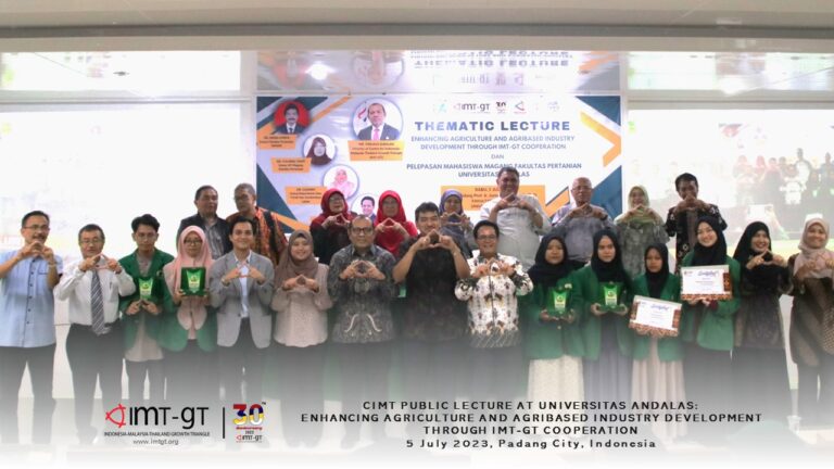 ENHANCING AGRICULTURE AND AGRIBASED INDUSTRY : INSIGHTS FROM IMT-GT COOPERATION