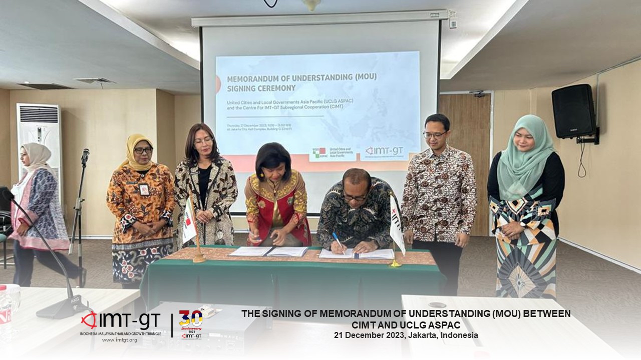 Read more about the article THE SIGNING OF MEMORANDUM OF UNDERSTANDING (MOU) BETWEEN CIMT AND UCLG ASPAC