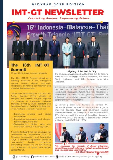 IMT-GT Newsletter: Midyear 2025