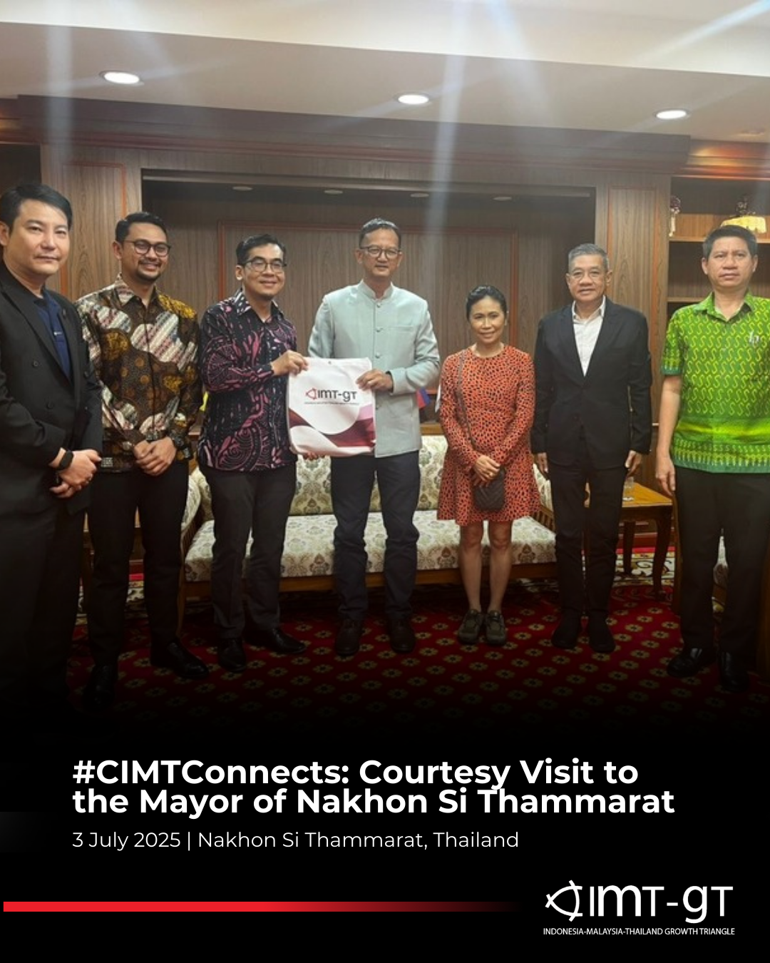 You are currently viewing #CIMTConnects: Courtesy Visit to the Mayor of Nakhon Si Thammarat