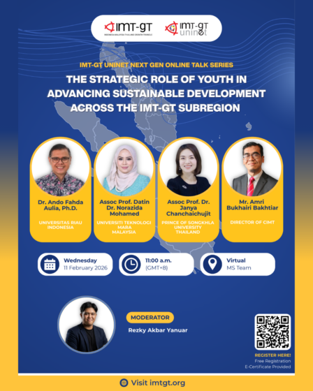 UNINET Next-Gen Online Talk Series The Strategic Role of Youth in Advancing Sustainable Development across the IMT-GT Subregion