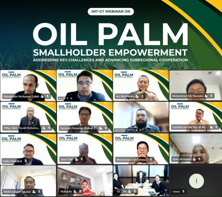 IMT-GT Webinar on Oil Palm Smallholder Empowerment